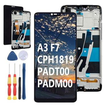 Imagem de Yuxyiony Nova tela de substituição para Oppo A3 F7 CPH1819 PADT00 PADM00 tela de reparo de tela LCD e acessórios de ferramentas de substituição.