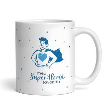 Imagem de Caneca xicara feliz dia dos pais meu super herói 25EI