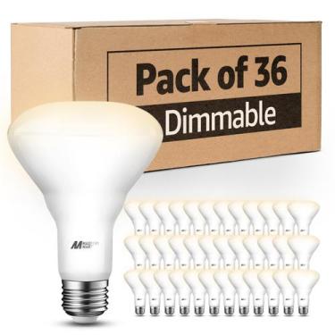 Imagem de Lâmpada LED MASTERY MART BR30 10W 2700K 700lm, pacote com 36