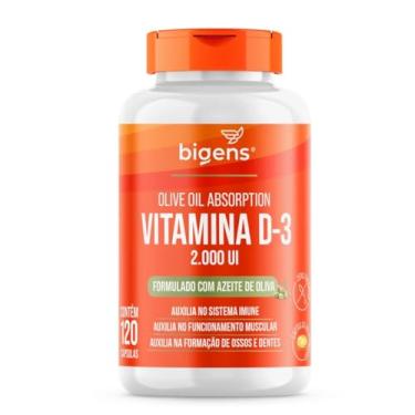 Imagem de Vitamina D3 2000ui Óleo de Oliva - 120 Cápsulas - Bigens