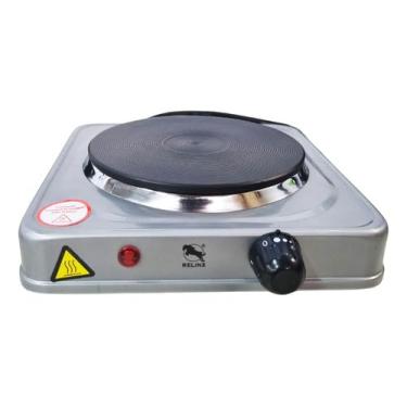 Imagem de Fogareiro Elétrico Cooktop 5 Temperaturas 1 Boca Fogão Cor Cinza 127V