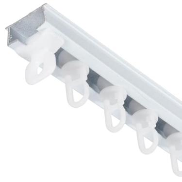 Imagem de Trilho Suíço Simples Guia Cortina Teto Cortineiro(2 Metros)