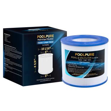 Imagem de POOLPURE Filtro PAP50 substitui Clean & Clear 50, CC50, R173213, 59054000, PAP50-4, Filbur FC-0684, Ultral-C1, Unicel C-9405, Aladdin 15036, SD-00067, cartucho de filtro de 50 pés quadrados 1 pacote