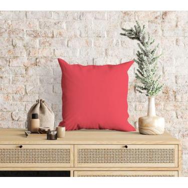 Imagem de Almofada Com Enchimento Lisa Coral - Core Decore