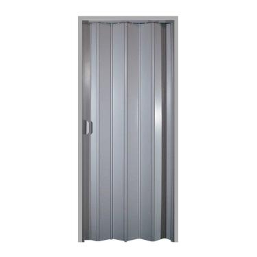 Imagem de Porta Sanfonada Plasflex PVC Multilit 0,60x2,10m Cinza