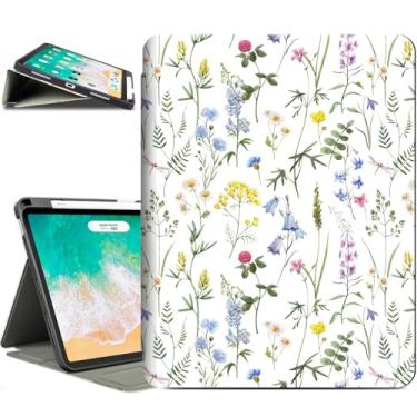 Imagem de Vimorco Capa para iPad Air de 11 polegadas, capa para iPad Air de 5ª/4ª geração de 10,9 polegadas, capa para iPad Pro de 11 polegadas 4ª/3ª/2ª/1ª geração, suporte de lápis/4 suportes de visualização