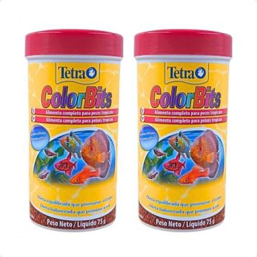 Imagem de Kit 2 Ração Tetra Para Peixes Colorbits Granules - 75G
