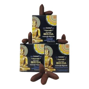 Imagem de Incenso Massala Cone Cascata Goloka Buda Ayurvedic 30 Cones