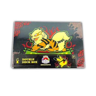 Imagem de Pokemon TCG 2025 Pokemon World Championships Arcanine Double Deck Box – Comporta até 60 cartas