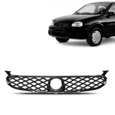 Imagem de Grade Radiador Corsa 2000 2001 2002 Preta Colmeia Novo