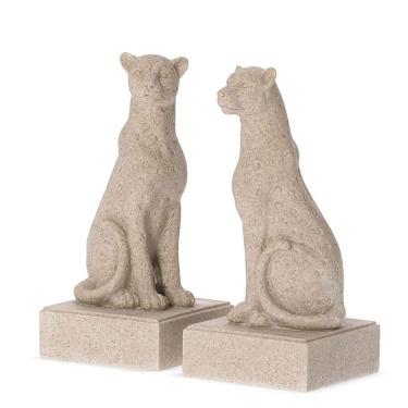 Imagem de Escultura Aparador De Livros Leopardo 19,5X9Cm 20177Mart