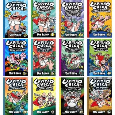 Imagem de Coleção 12 vol - capitão cueca - Kit de Livros, 3