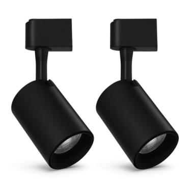 Imagem de Spot LED trilho eletrificado 10W luz quente 3000K preto para iluminação direcionável e decorativa (2)