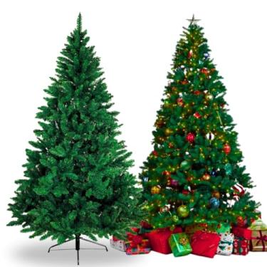 Imagem de Árvore de Natal 1,80m 600 Galhos — Cheia, Realista Luxo Pinheiro, Elegante Natal Encantador Decoração de Casa Decoração Natalina Inesquecível Base de Ferro Reforçada Resistente Linha Super Premium