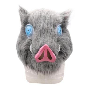 Imagem de Inosuke Hashibira Máscara Capacete Demon Slayer Kimetsu No Yaiba - Muy