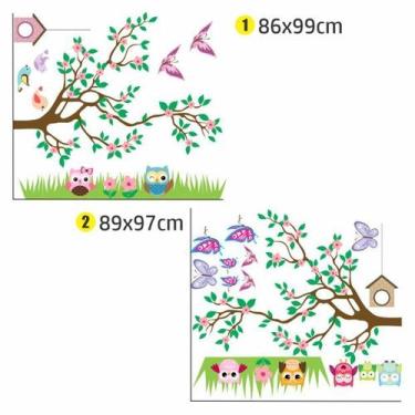 Imagem de Adesivo Parede quarto Árvore Infantil - Shoppingnet