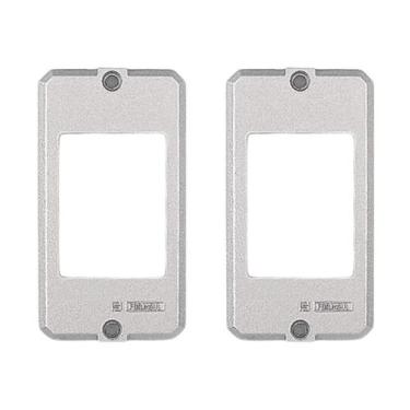 Imagem de 2 Placas Alumínio Polido P/ Condulete 3/4 Pol. Tramontina