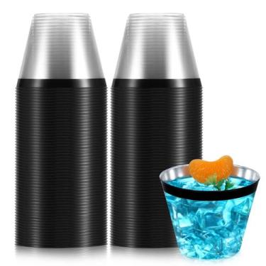 Imagem de Copos de plástico descartáveis Norme de 9 onças para festa, 50 unidade