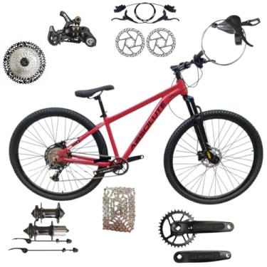 Imagem de Bicicleta Aro 29 Absolute Nero 5 12V MTB Aluminio Freio Hidráulico Suspensão 80mm Unissex (Vermelho, 15)
