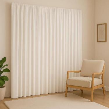 Imagem de Cortina Versátil 3,00X2,80 Sala Quarto Escritório Decoração Estilo Con