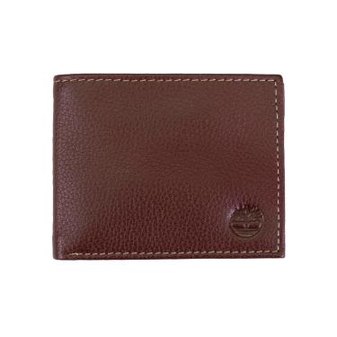 Imagem de Carteira masculina de couro Timberland, marrom (Sportz), tamanho único