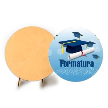 Imagem de Painel Redondo C Elastico 50cm Formatura + Suporte MDF (FOR018)