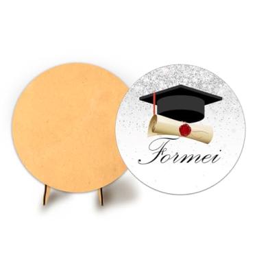 Imagem de Painel Redondo C Elastico 50cm Formatura + Suporte MDF (FOR013)