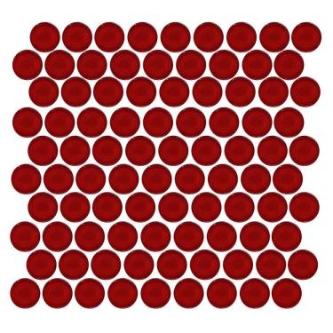 Imagem de Pastilha De Vidro Ball Red 3x3 Placa 30x30cm - 1313060003