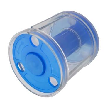 Imagem de UGPLM Enrolador de fitas de ginástica rítmica, estojo de armazenamento de fitas de dança, equipamento de ginástica espaçoso para treinamento de competição, Azul