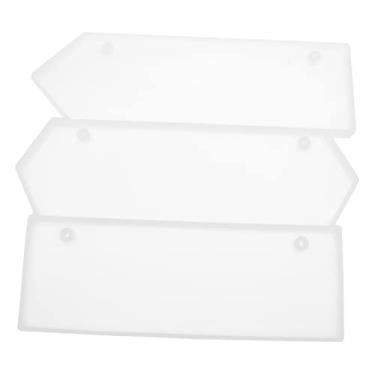 Imagem de COHEALI Molde de placa de porta, pingente de letras, abas do alfabeto, moldes de placa de porta para fundição de resina, cubos de gelo, loja, placa, faça você mesmo, molde de placa de porta, molde de