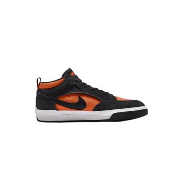 Imagem de Nike Tênis de skate SB React Leo (DX4361-100, branco/preto), Preto/Laranja/Laranja Eletro/Preto, 42