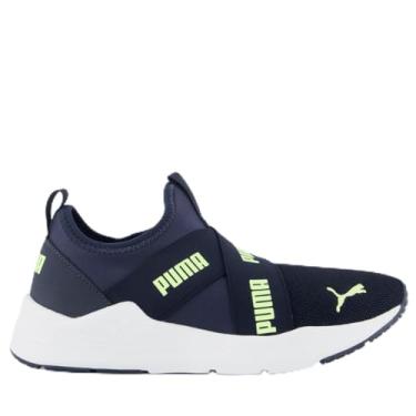Imagem de Tênis Puma Wired Run Slip On Feminino Marinho 34