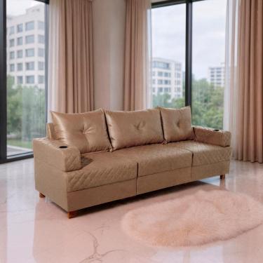 Imagem de Sofá 3 Lugares 2,35m Essenza Living Bom Pastor