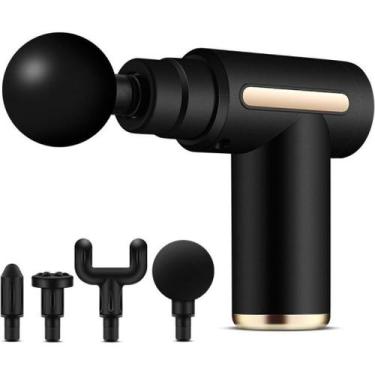 Imagem de Mini Massageador Corporal Portátil Muscular 4x1 Elétrica Profissional 