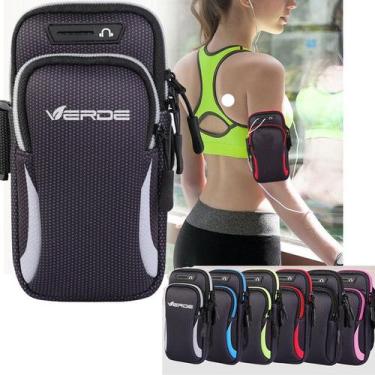 Imagem de Pochete Fitness Bolsa De Braço Para Celular Braçadeira Titular Do Tele