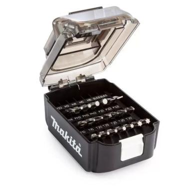 Imagem de Jogo De Pontas Bits Para Parafusadeira Estojo Bateria 21pç Makita B-68323