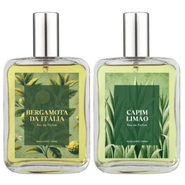 Imagem de Kit Perfume Masc. Bergamota Da Itália E Capim Limão 100Ml - Essência D