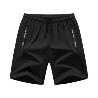 Imagem de Bermuda Esportiva Masculina De Secagem Rápida Para Corrida, Verão, Aca