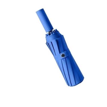 Imagem de LMJYU Guarda-chuva reforçado forte à prova de vento automático dupla camada impermeável guarda-chuva dobrável guarda-chuva masculino feminino guarda-sol