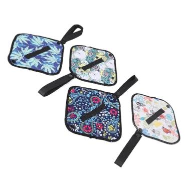 Imagem de Cryfokt Conjunto de Pano de Xixi Lavável Reutilizável Feminino Com Lado de Absorção de água para Papel Higiênico de Acampamento, 4 Peças para Caminhadas Atividades Ao Ar Livre