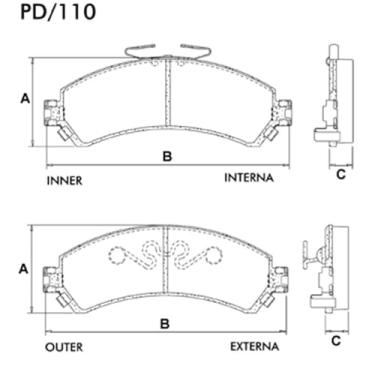 Imagem de Pastilha Freio S10/Blazer 4X4 1997/2005 Diant - Sistema Delphi