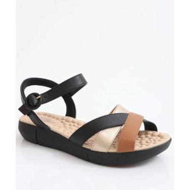 Imagem de Sandália Feminina Rasteira Modare Preto-18275, 37, Preto