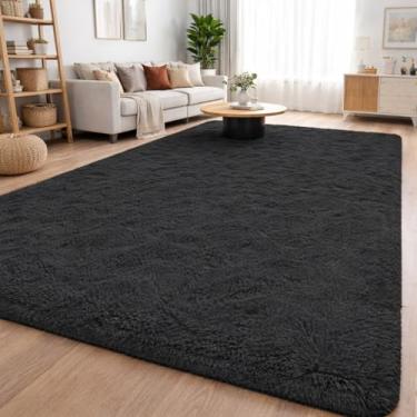 Imagem de Tapete Felpudo Sala ou Quarto 2,00 x 1,50 (Preto)