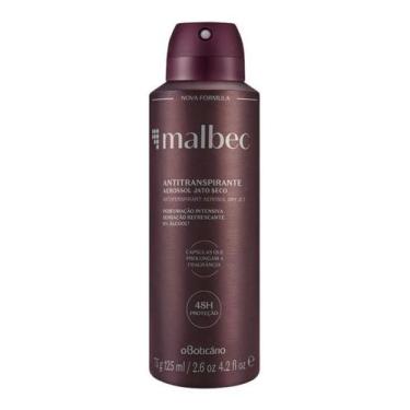 Imagem de Desodorante Antitranspirante Aerossol Malbec 75g/125ml - Boticário