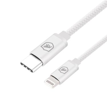 Imagem de Cabo Symetric - Branco - Lightning / Tipo C - 1,5M - Gshield
