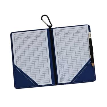 Imagem de Qraatosi Porta-cartão de Pontuação de Golfe, Expositor, Caderno de Pontuação, Livro de Pontuação, Capa de Livro de Distâncias Fácil de Usar para Registro de Po, Style F