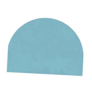 Imagem de Generic Adesivo de parede em arco removível, simples, em PVC, com arte geométrica, ideal para decoração de casa, quarto infantil, berçário, festas e quartos, Azul