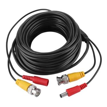 Imagem de Generic Cabo de Extensão CCTV Durável BNC para de Câmera de Vigilância Instalação DIY Resistente às Intempéries para Uso Comercial e Residencial 10m Preto (10 milhões)
