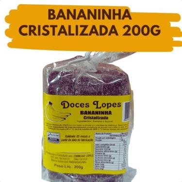 Imagem de Bananinha Cristalizada 200g - Somente Banana e Açúcar - Macia que Derr