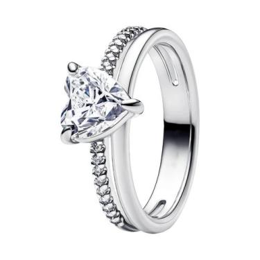 Imagem de Anel De Coração Chakra Da Disney Para Mulheres, Joia De Pedra Turquesa